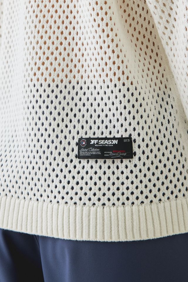 Off Season MLB Open Knit Oversized Sweater #6