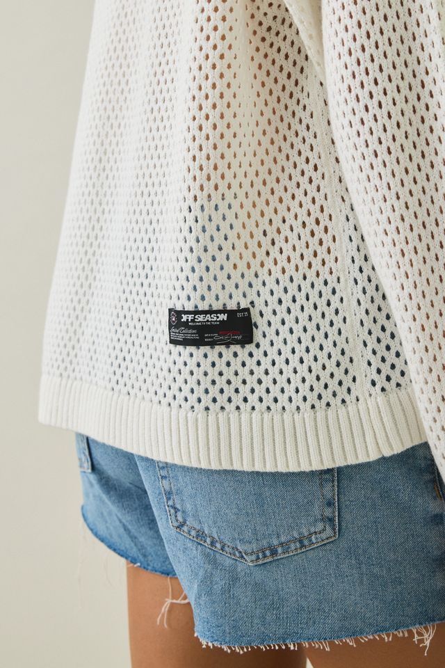 Off Season MLB Open Knit Oversized Sweater #4