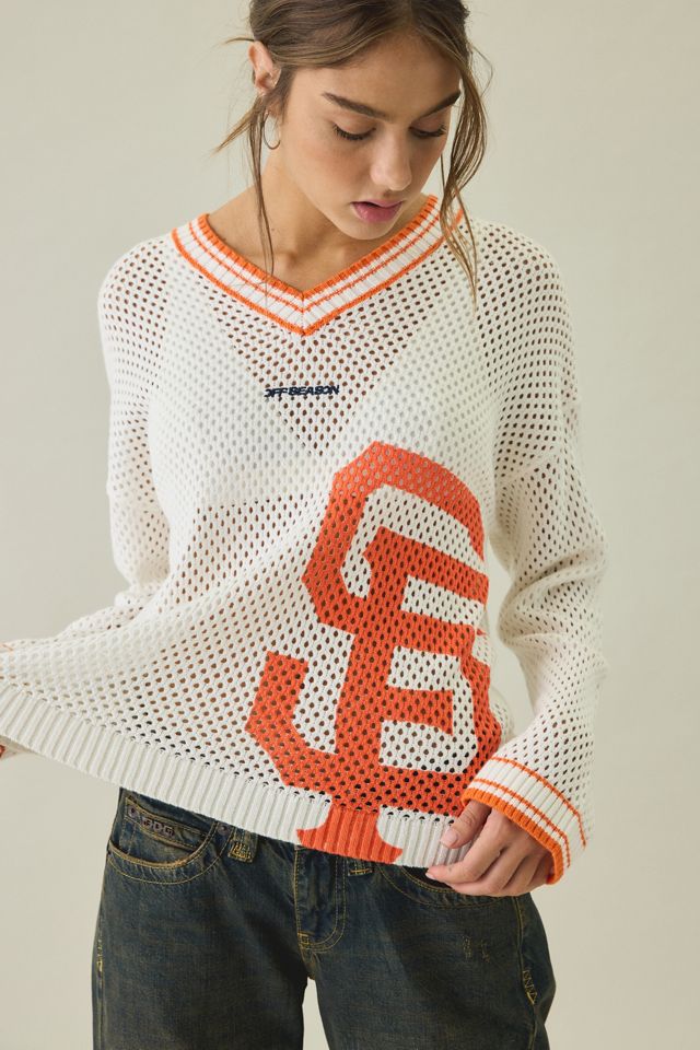 Off Season MLB Open Knit Oversized Sweater #2