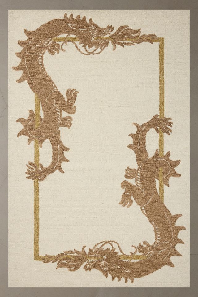 Ryu Dragon Woven Wool Rug #1
