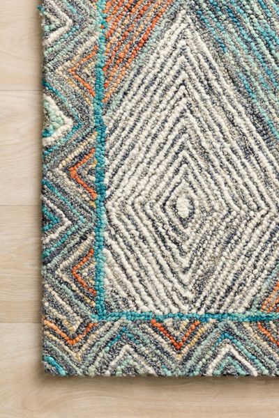 Kaine Diamond Hooked Wool Rug