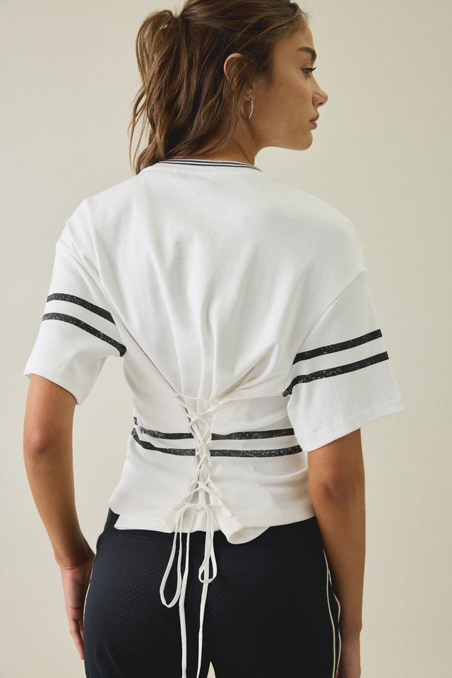 Off Season MLB Femme Lace-Up Back Tee #2