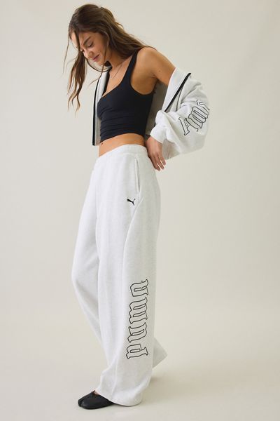 Puma Street Glam Bedazzled Baggy Sweatpants