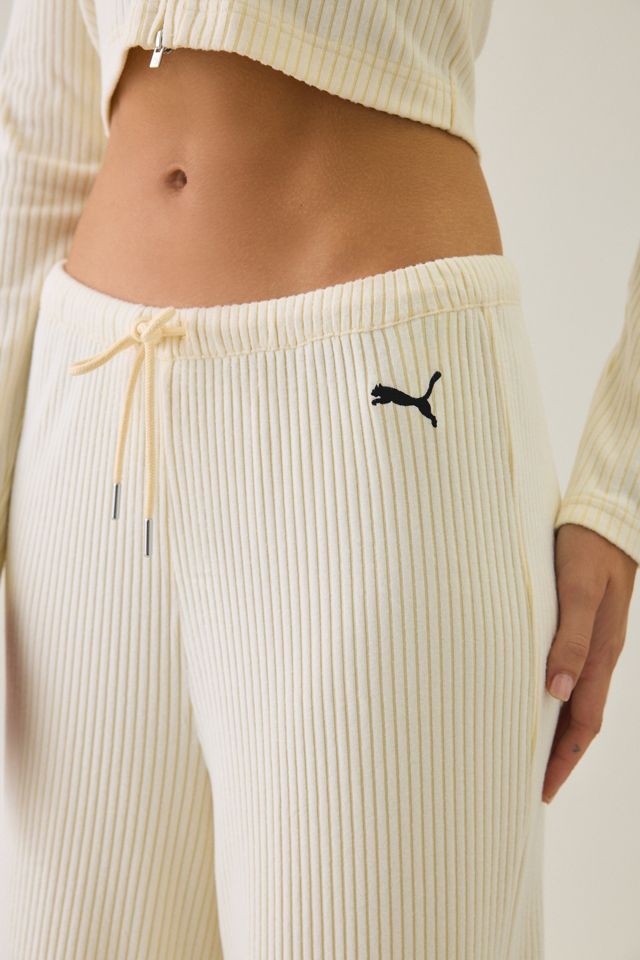 Puma Essentials Ribbed Wide Leg Sweatpants #2