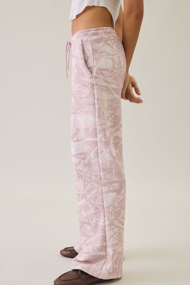 Puma Essential Camo Print Relaxed Flare Sweatpants #3