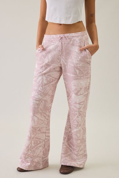 Puma Essential Camo Print Relaxed Flare Sweatpants