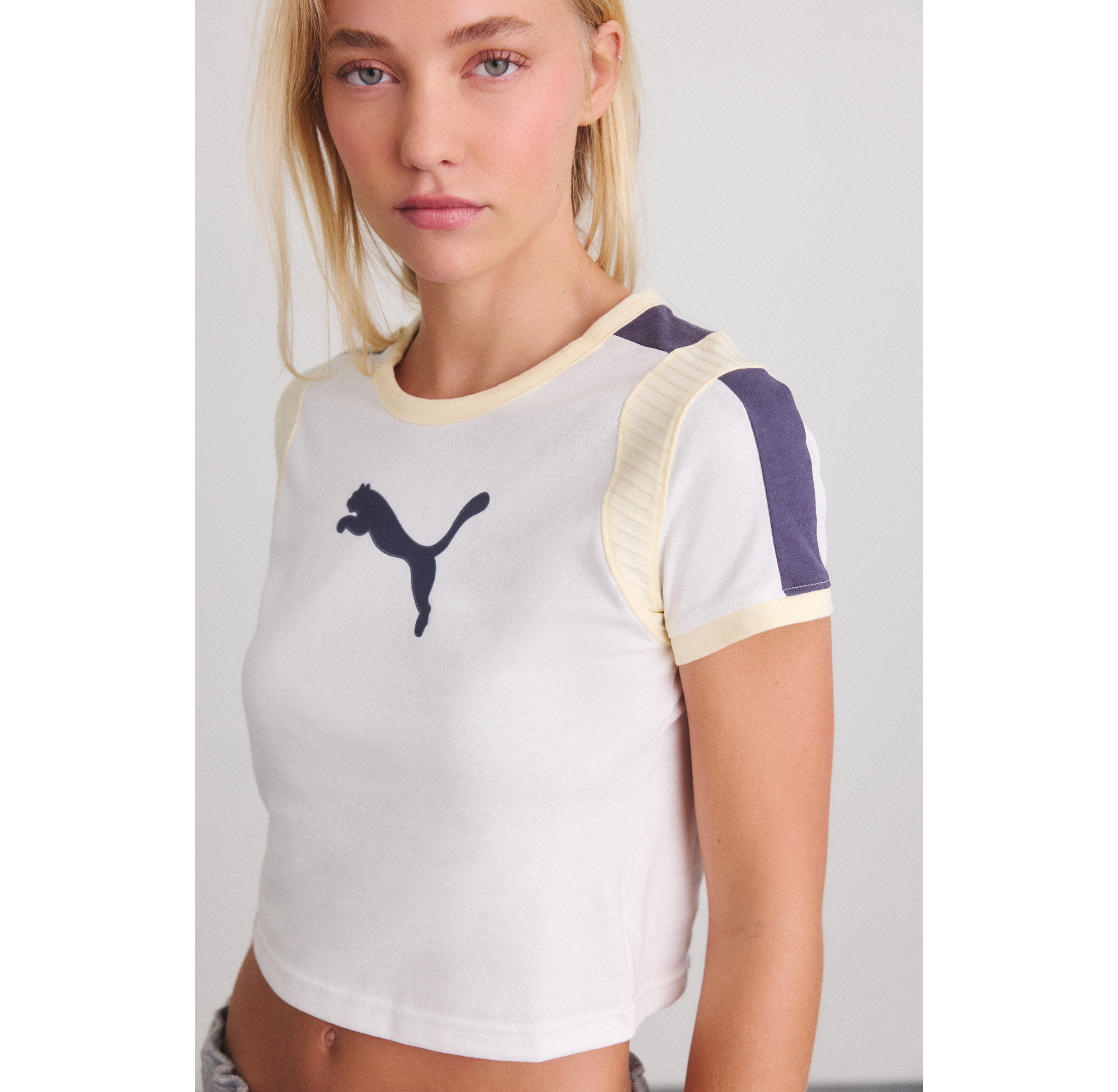 Puma T7 Graphic Ringer Baby Tee