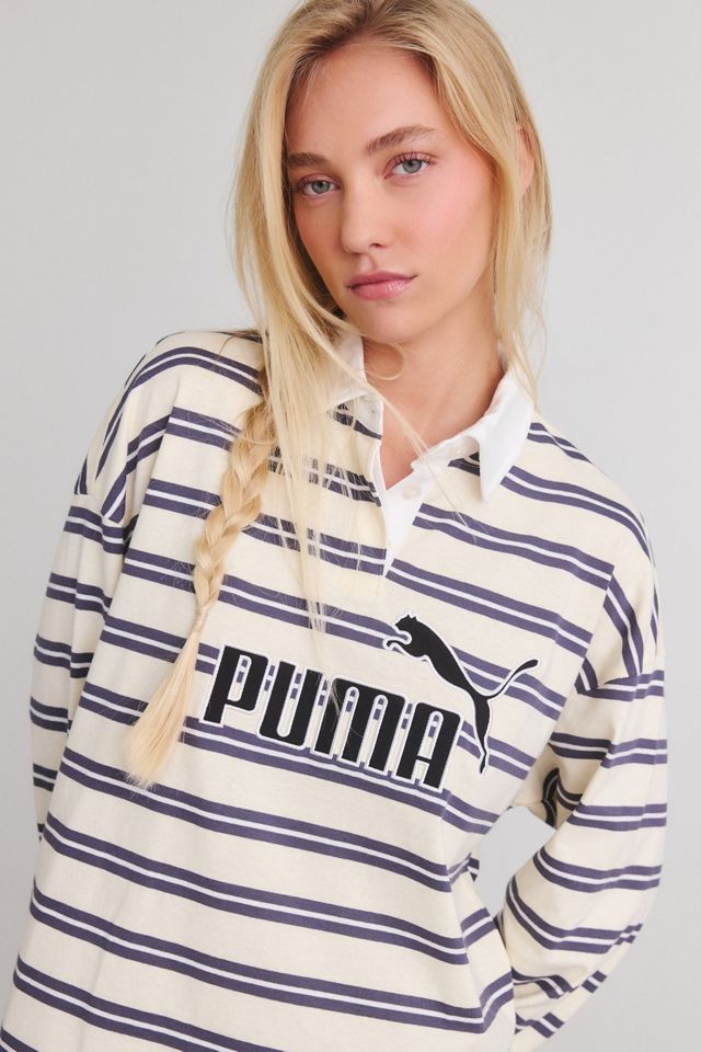 Puma Elevated Essentials Oversized Long Sleeve Rugby Polo #1