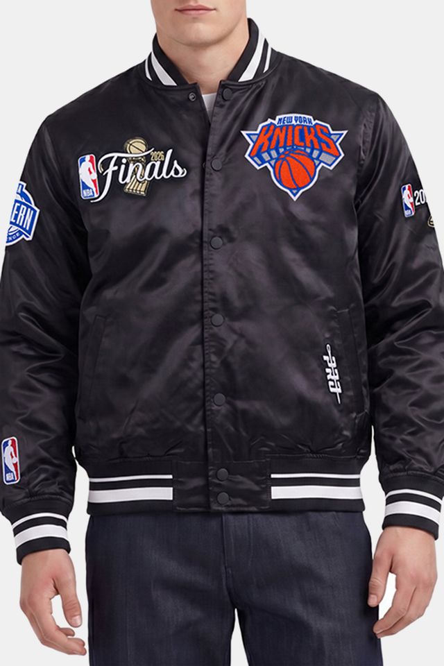 Pro Standard NBA New York Knicks Finals Champions Satin Varsity Jacket #1