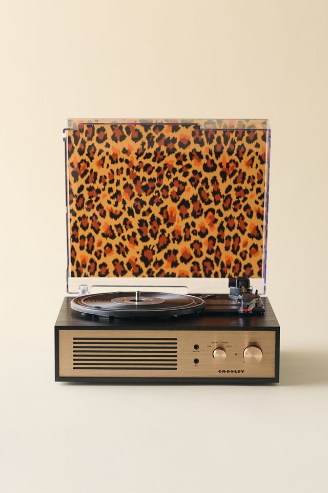 Crosley Miles Leopard Print Record Player #1