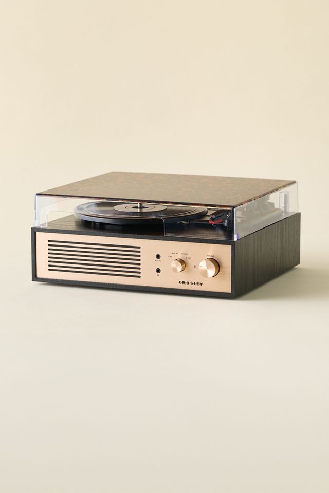 Crosley Miles Leopard Print Record Player #3