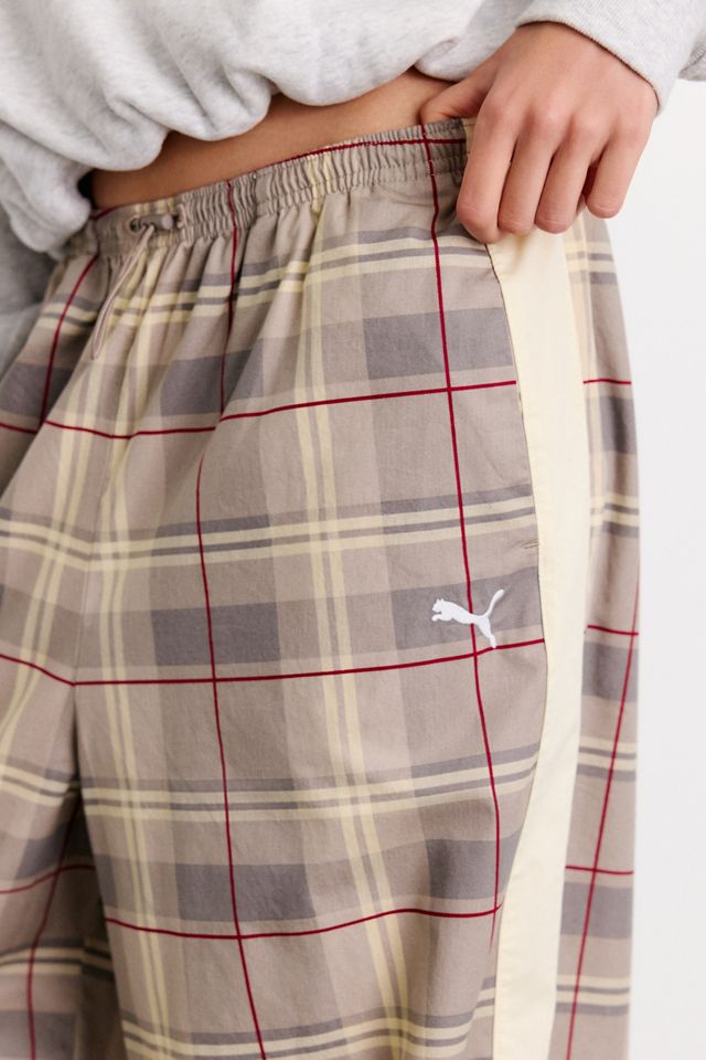 Puma T7 Tartan Plaid Woven Pants #3