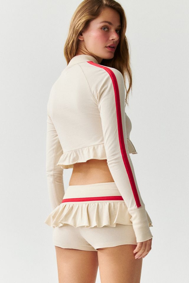 Out From Under Bec Snow Dancer Ruffle Mini Shorts #3