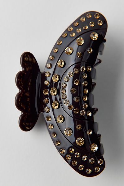 Holly Rhinestone Claw Clip