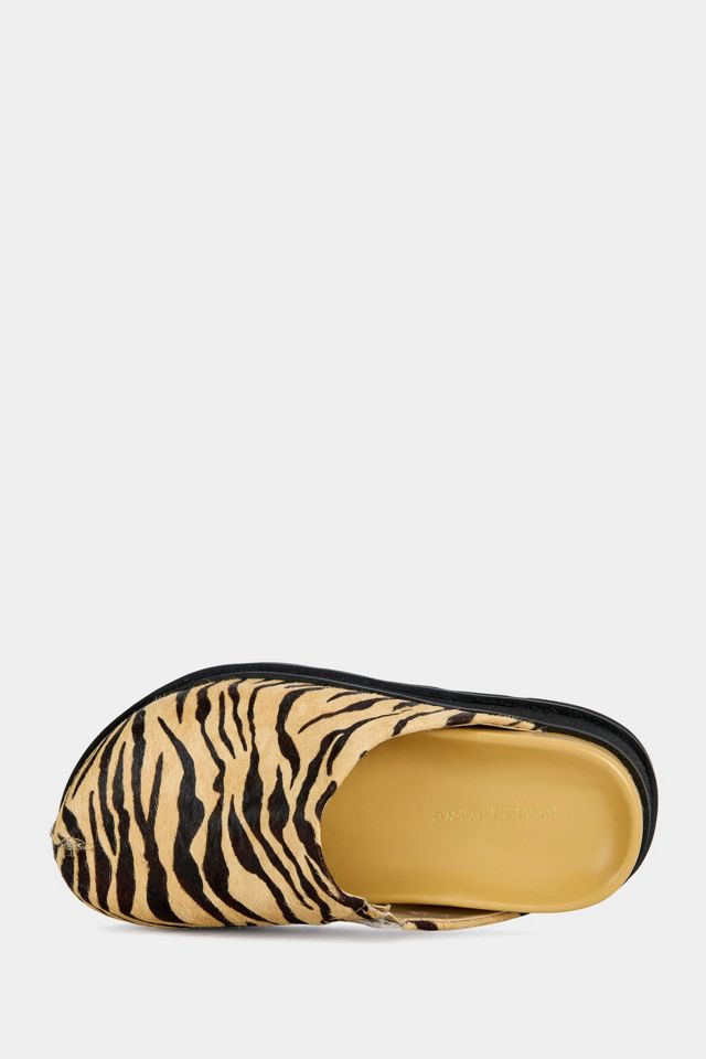 Azalea Wang Sarinda Calf Hair Flatform Mule #3
