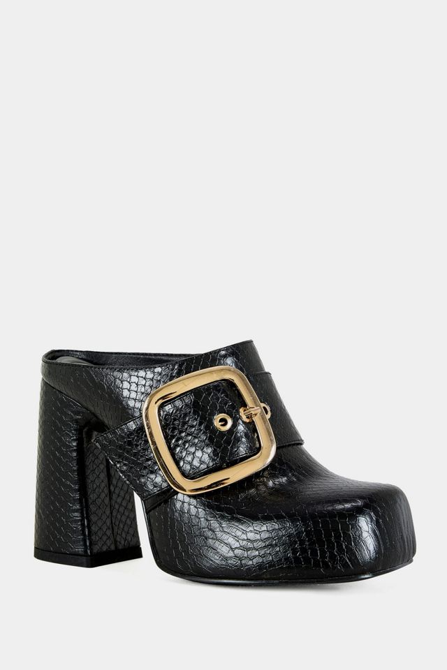 Azalea Wang Elysia Buckle Platform Mule #1