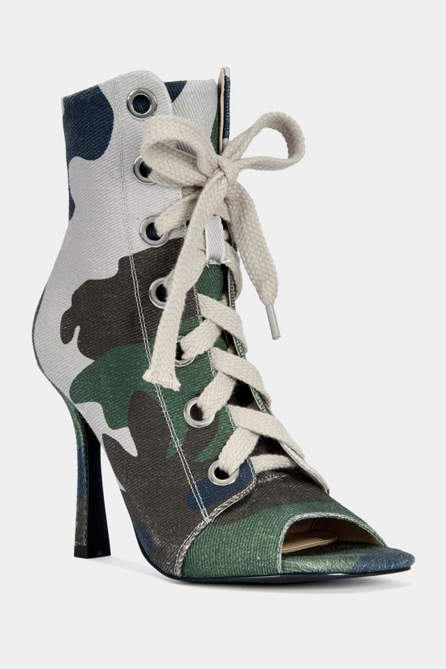 Azalea Wang Camo Rooftop Stiletto Bootie #1