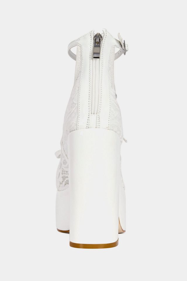 Azalea Wang Sprout Sheer Lace Platform Pump #2