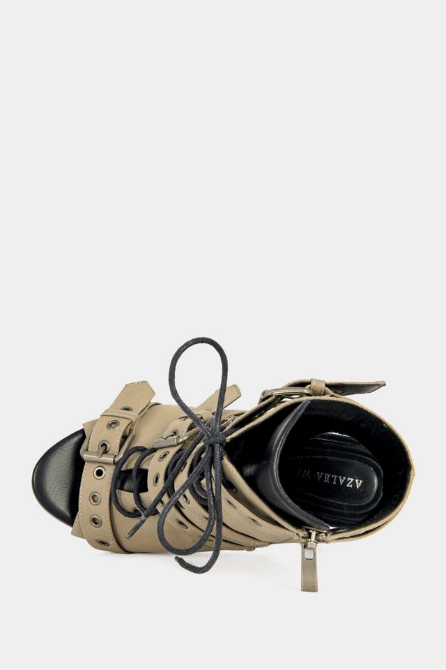 Azalea Wang Loom Block Sandal Bootie #3
