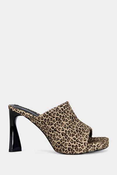 Azalea Wang Vivara Calf Hair Heeled Sandal