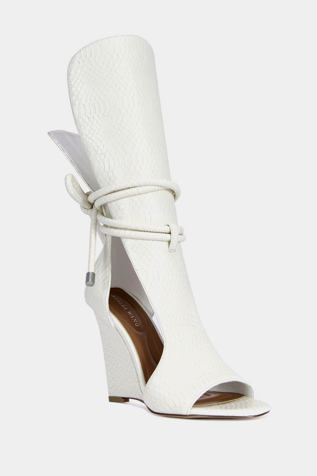Azalea Wang Douma Wrap-Around Wedge Sandal Bootie #1