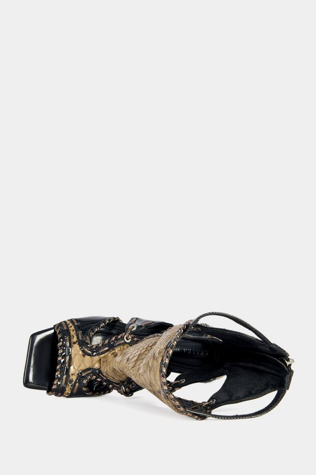 Azalea Wang Indrani Gladiator Stiletto Sandal Bootie #4