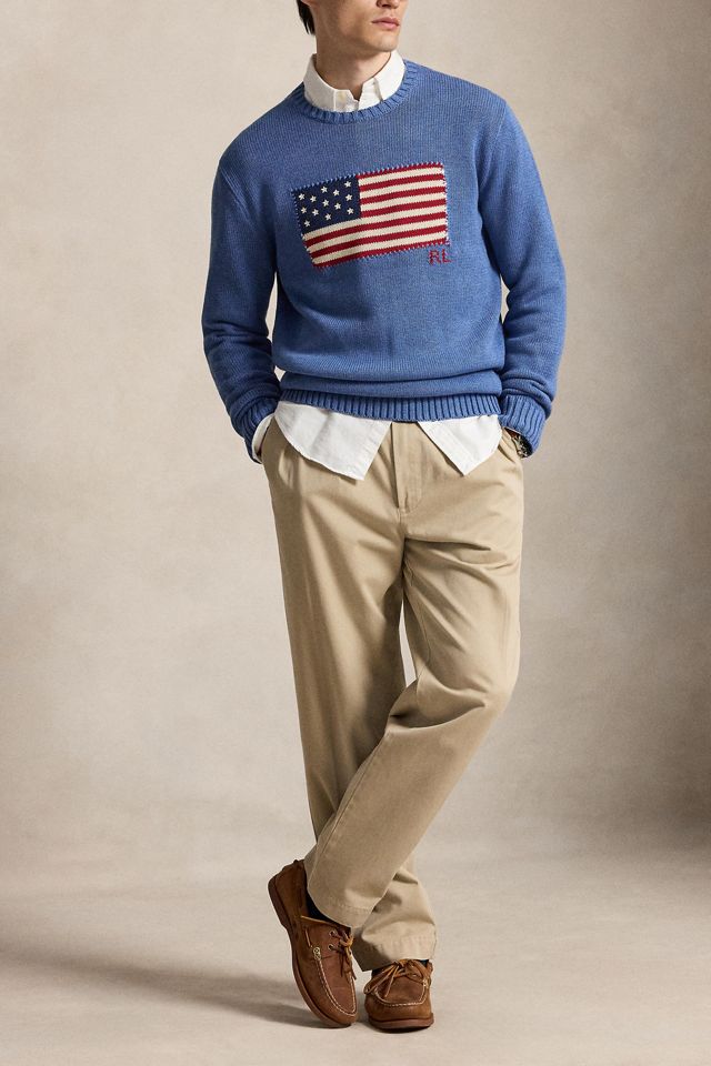 Polo Ralph Lauren USA Flag Crew Neck Sweater #1
