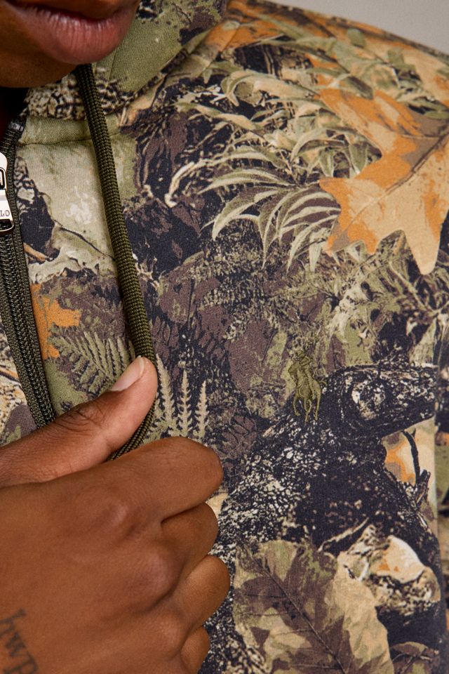 Polo Ralph Lauren Forest Camo Zip-Up Hoodie Sweatshirt #2