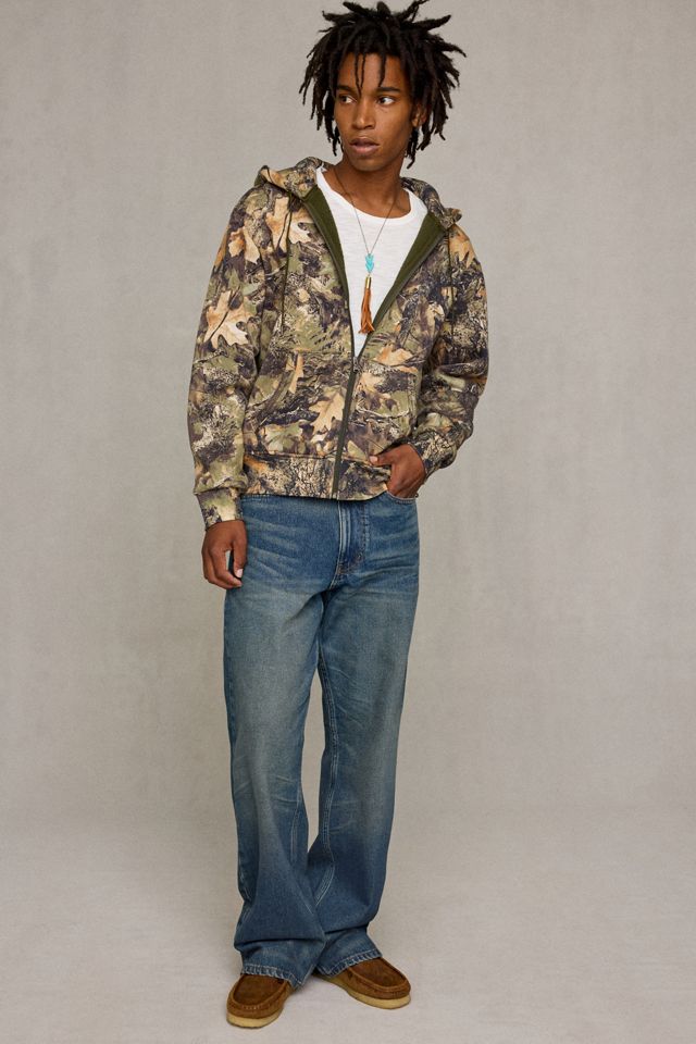 Polo Ralph Lauren Forest Camo Zip-Up Hoodie Sweatshirt #4