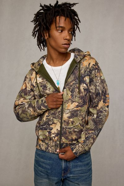 Polo Ralph Lauren Forest Camo Zip-Up Hoodie Sweatshirt