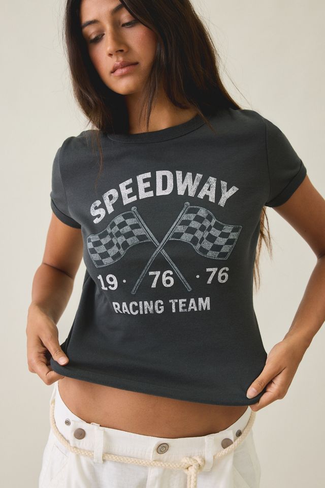 Speedway Graphic Cotton Slim Tee #1