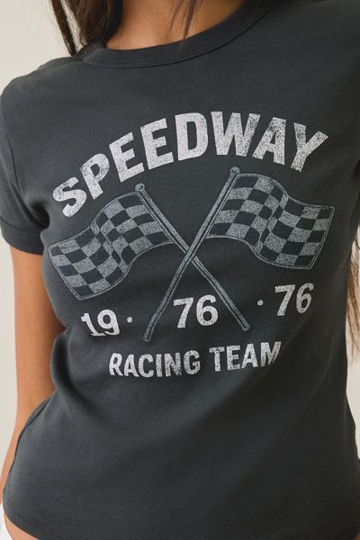 Speedway Graphic Cotton Slim Tee