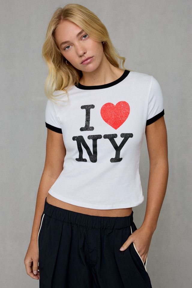 ILY New York Graphic Ringer Tee #1