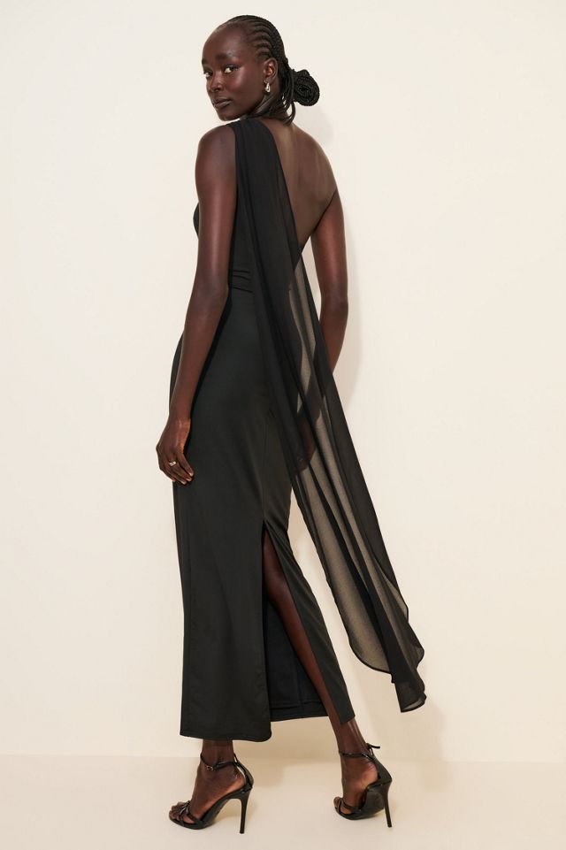 Lulu's Murray One-Shoulder Maxi Dress #1