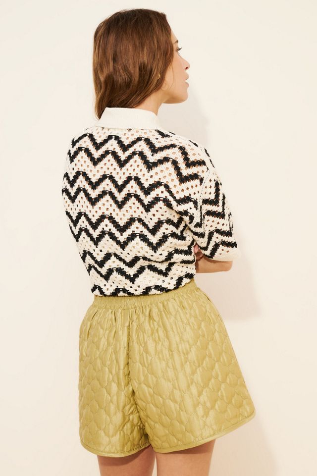 Vrg Grl Leo Quilted Shorts #1