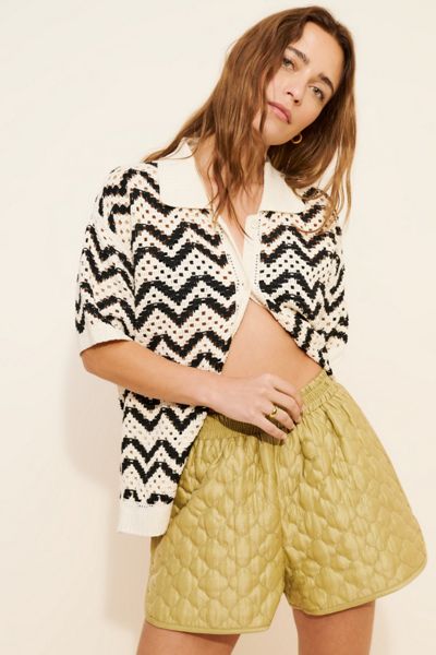 Vrg Grl Leo Quilted Shorts