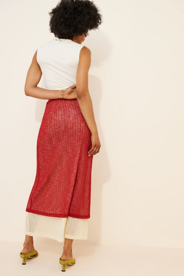 Vrg Grl Jil Sheer Maxi Skirt #1