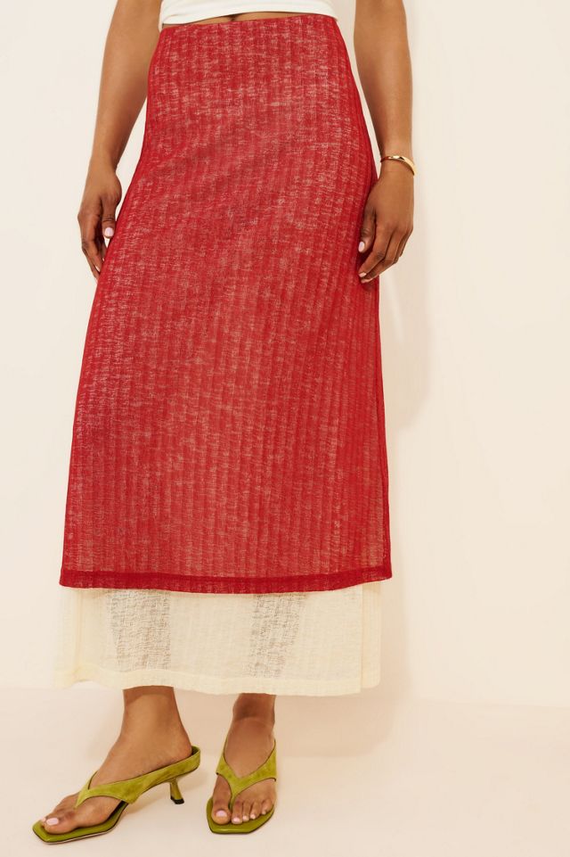 Vrg Grl Jil Sheer Maxi Skirt #2