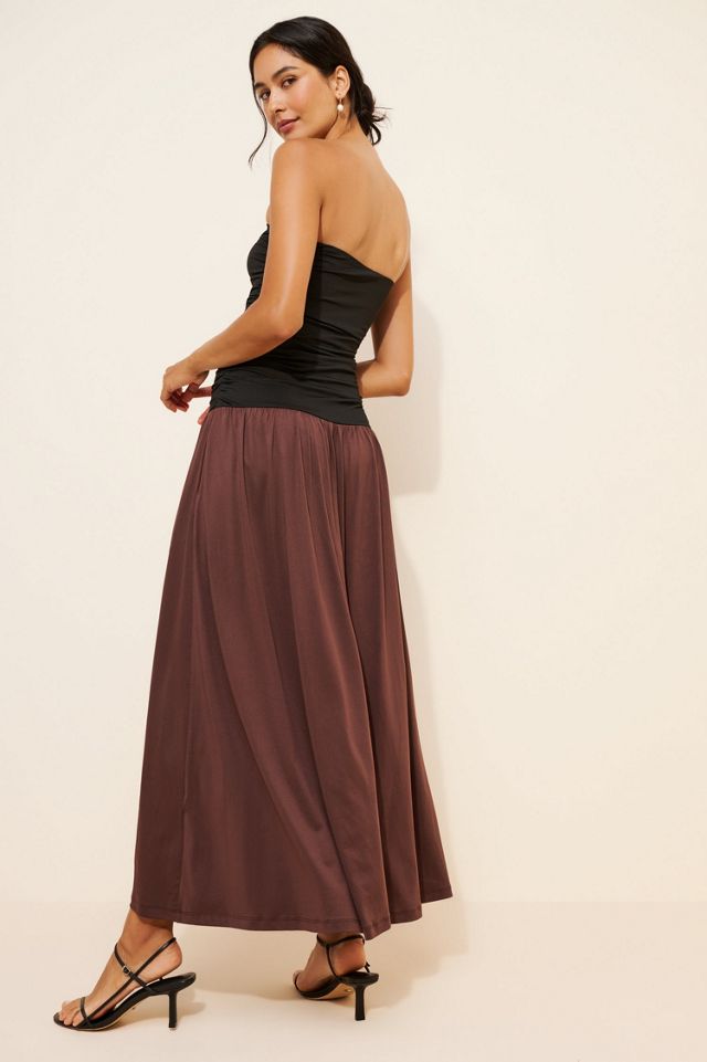 Nia Santal Drop Waist Maxi Dress #1