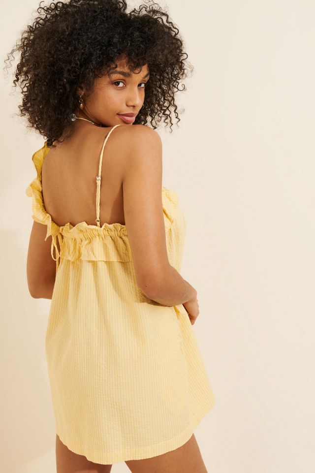Celandine Ruffle Swing Mini Dress #1