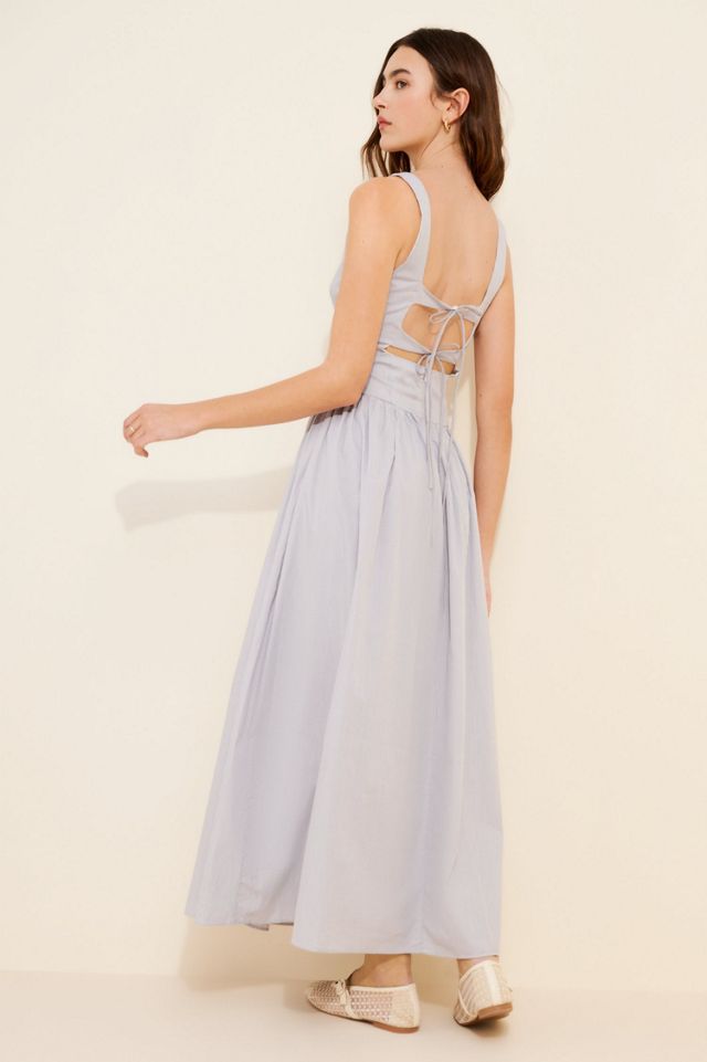 Glamorous Tie Back Midaxi Dress #1