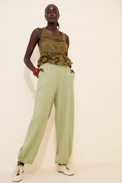 Dizzy Lizzy Elastic Waist Wide Leg Pants