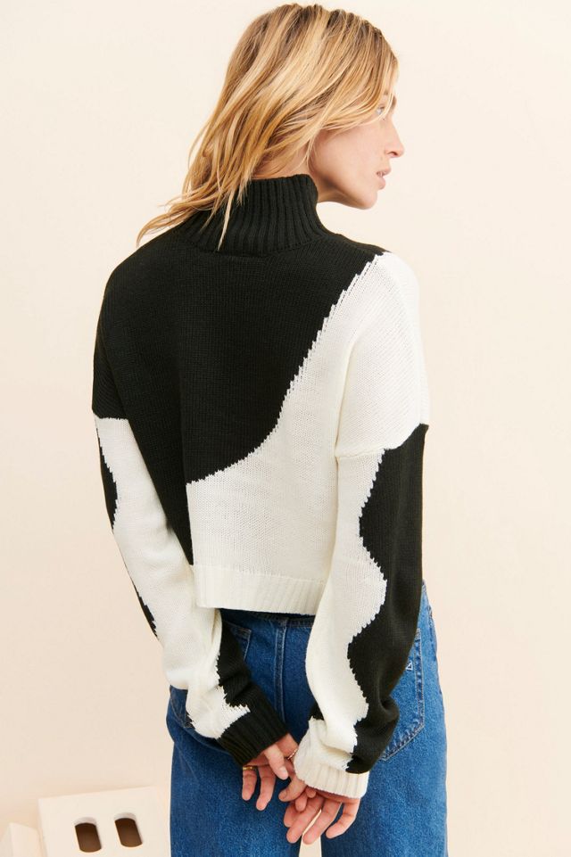 The Ragged Priest Yin Yang Wave Pullover #1