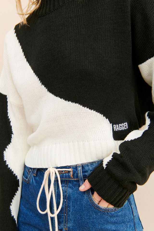 The Ragged Priest Yin Yang Wave Pullover #2