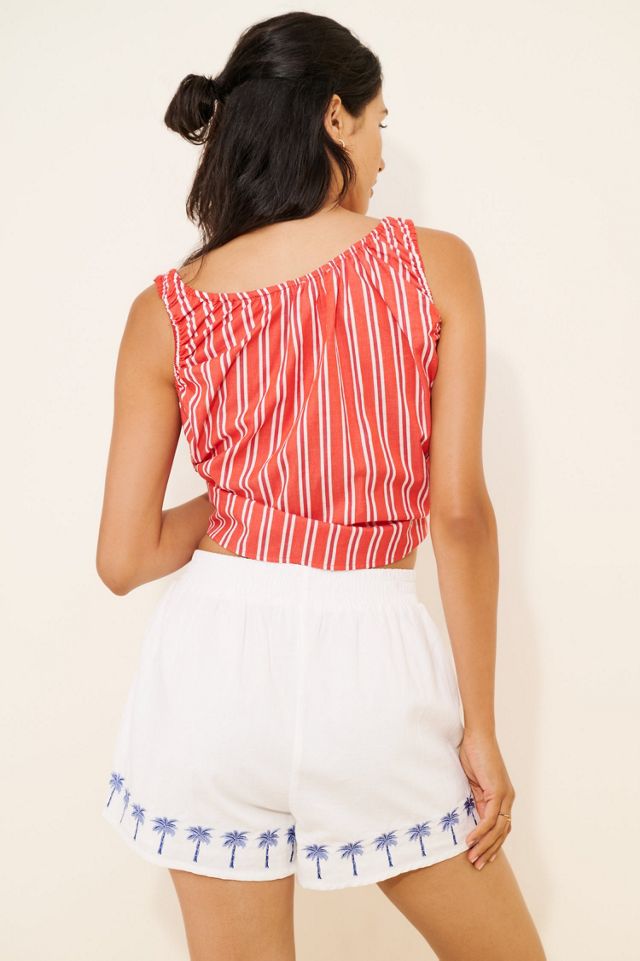 MinkPink Isadora Embroidered Shorts #1