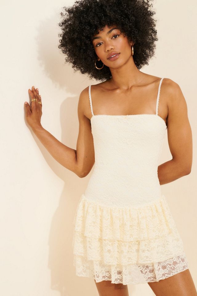 audrey lace dress Audrey Navy Lace Strapless Midi Dress