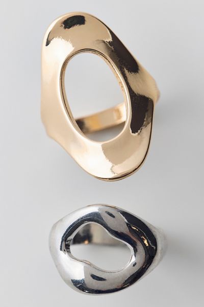 Nora Mixed Metal Rings Set