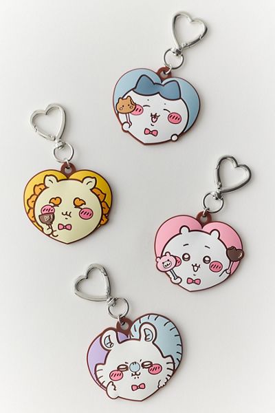 CHiiKAWA Heart Rubber Mascot Blind Box Keychain