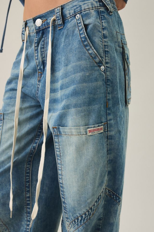 True Religion Baggy Horseshoe Sweatpant Jeans #2