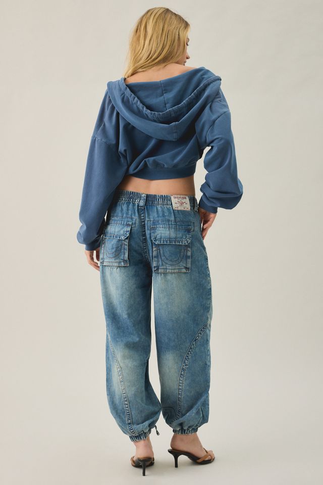 True Religion Baggy Horseshoe Sweatpant Jeans #4